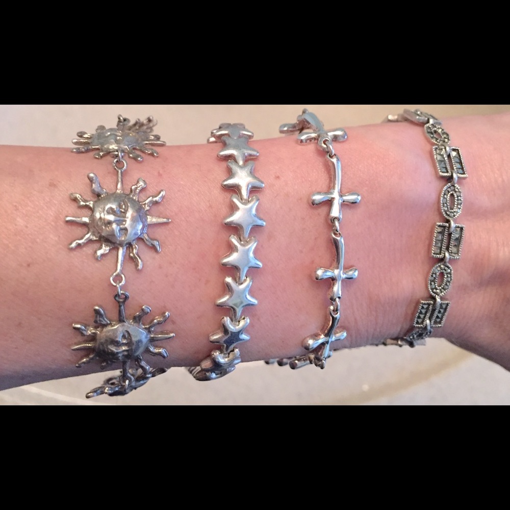 Sterling bracelets (Three)